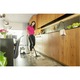 Aparat de curatat cu abur multifunctional Karcher SC 4 Deluxe, 2200 W, 4 bar, rezervor 1.3 l, kit curatare podea, accesorii curatare suprafete multiple, pudra de decalcifiere, 1.513-460.0, Alb/Negru