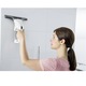 Aspirator pentru geamuri Karcher WV 1, autonomie 25 min, randament max. 70 m², rezervor 100 ml, inacarcator, 1.633-601.0, Alb/Negru