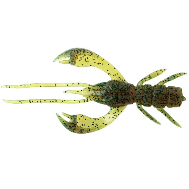 7 db-os puha rákcsali készlet FishUp Real Craw 5cm 017 Motor Oil Pepper, süllő, szalámi vagy csuka horgászathoz