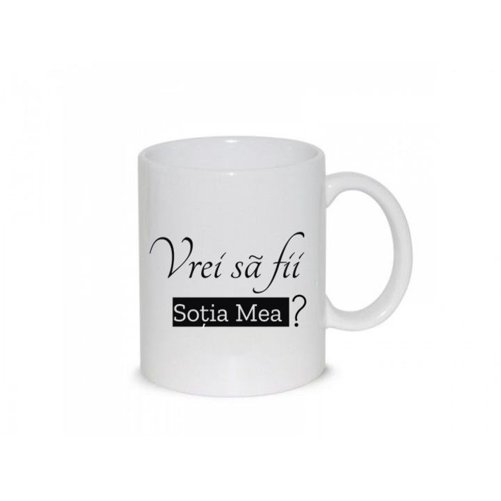 Cana Termosensibila - Vrei Sa Fii Sotia Mea, Cerere in Casatorie, Cuplu, 330 ml