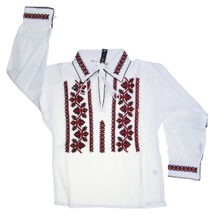 Тениска с дълъг ръкав за момче Mini Junior MRI-31, Бяла 105825