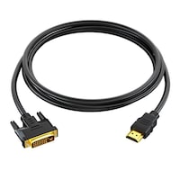Cablu adaptor DVI la HDMI, Axroad Mall, Transfera semnale video de inalta calitate, Bi-Directional, HDMI la DVI, 4K, Compatibil DVI(24+1), DVI(24+5), Pentru monitor, proiector, PVC/Metal, 3m, Negru