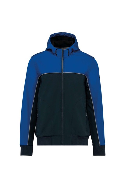 Jacheta unisex, softshell cu 3 straturi - WK450, Bleumarin/Albastru Cobalt
