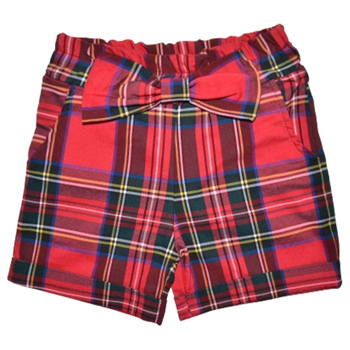Pantaloni scurti eleganti pentru fete New Collection P91223, Rosu 105676