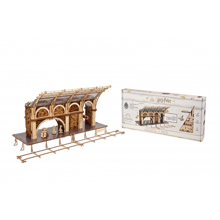 3D fa puzzle, Ugears, Platform 9 ¾™, 230 darab