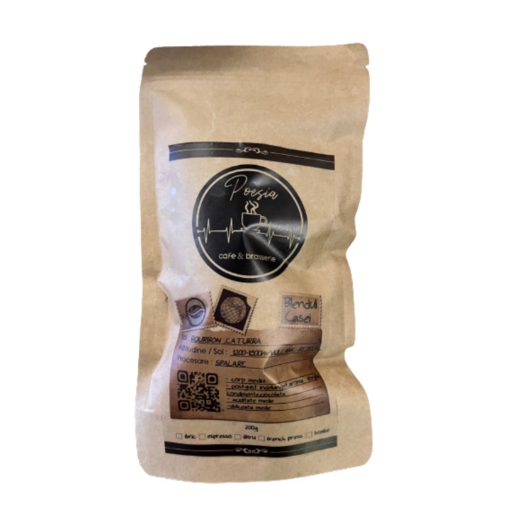 Cafea specialitate, blend Columbia si Costa Rica 200g, Poesia Cafe