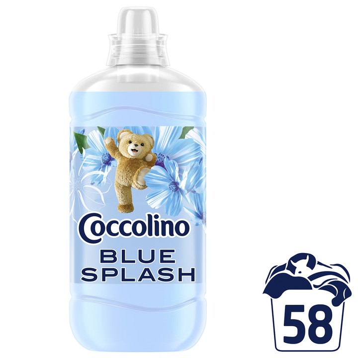 Balsam de rufe Coccolino Blue Splash, 1.45L, 58 spalari
