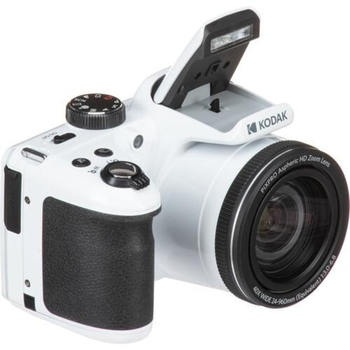 Aparat Foto Kodak PixPro AZ405, 20 MP, Zoom 40X, Full HD – 1080p, Alb