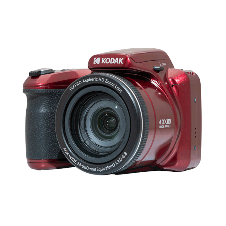Aparat Foto Kodak PixPro AZ405, 20 MP, Zoom 40X, Full HD – 1080p, Rosu
