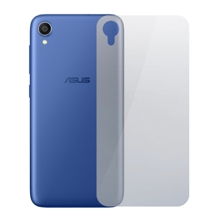 Asus Zenfone Live (L1) kompatibilis Back Shield fólia, Hátvédelem, 3 rétegű hidrogél, sárgásgátló, UV védelem, regenerálható, ütésálló, egyszerű telepítés