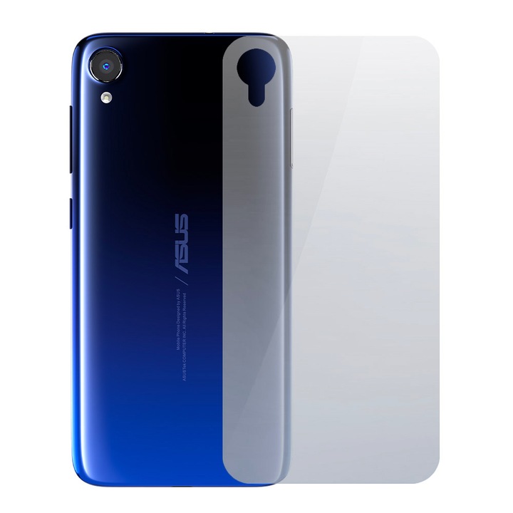 Back Shield филм, съвместим с Asus Zenfone Live (L2), Защита на гърба, Хидрогел в 3 слоя, Анти-пожълтяване, Анти-UV, Регенерируем, Анти-шок, Лесен монтаж