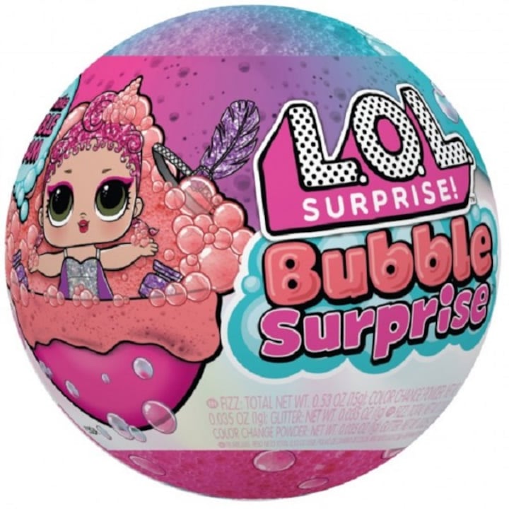 Papusica L.O.L. Surprise! seria Color Change Bubble Surprise S3