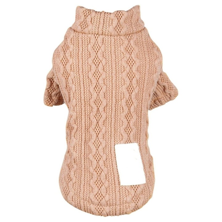 Pulover animale de companie, tricotat, calduros, MARO, talie medie, M