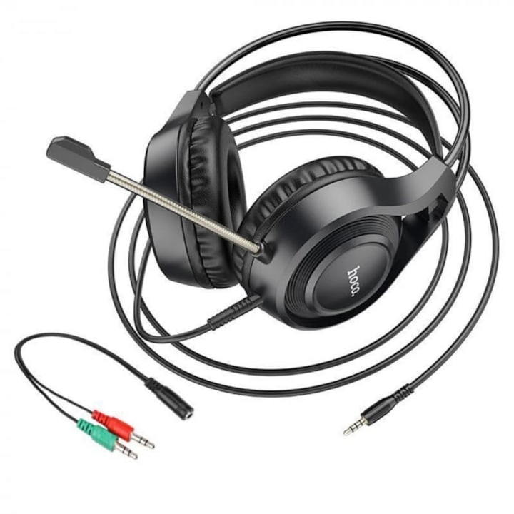 Casti cu microfon MAXELL HS-HMIC USB, Negru