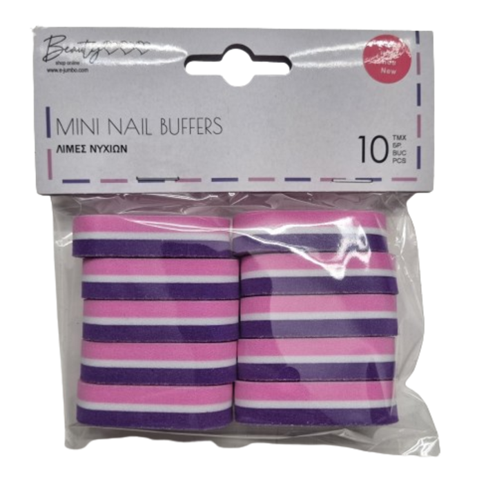 Set mini buffers, 10 buc, multicolor