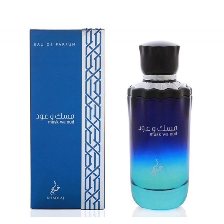 Apa de Parfum Musk Wa Oud Khadlaj, Unisex, 100 ml