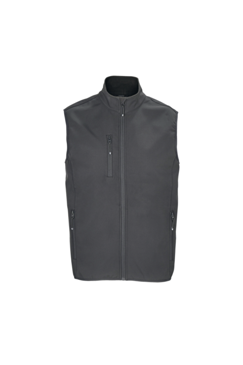 Vesta softshell pentru barbati, Sol's Falcon SO03825, Gri inchis, S