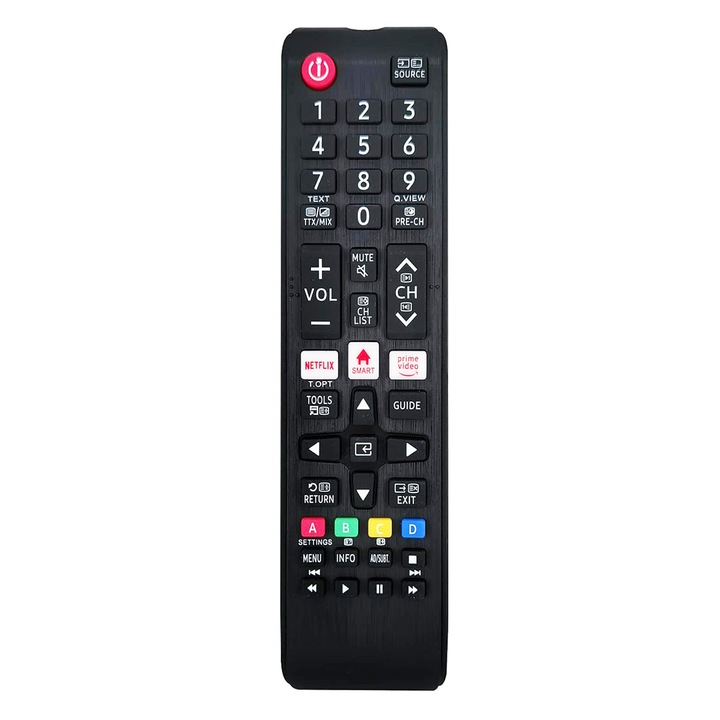Telecomanda KNTECH, L1088V universala compatibila SAMSUNG/LG Smart, acopera 100% gama SAMSUNG/LG, LED, Smart 4K, neagra