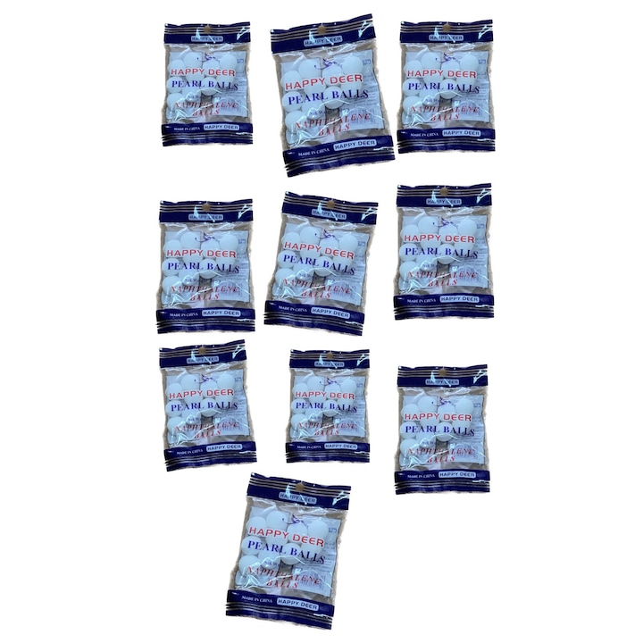 Set 10 buc naftalina tablete rotunde, 50 g punga