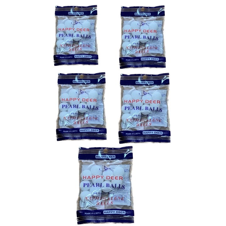 Set 5 buc naftalina tablete rotunde, 50 g punga