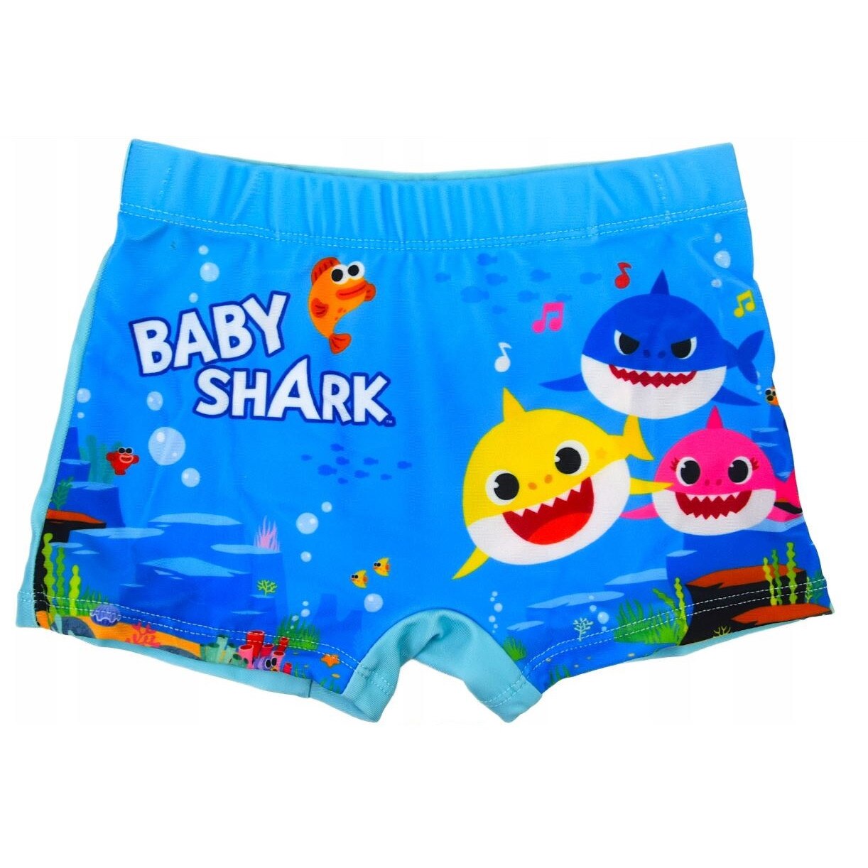 Boxeri baie baieti Baby Shark Albastru 92-98 cm - eMAG.ro