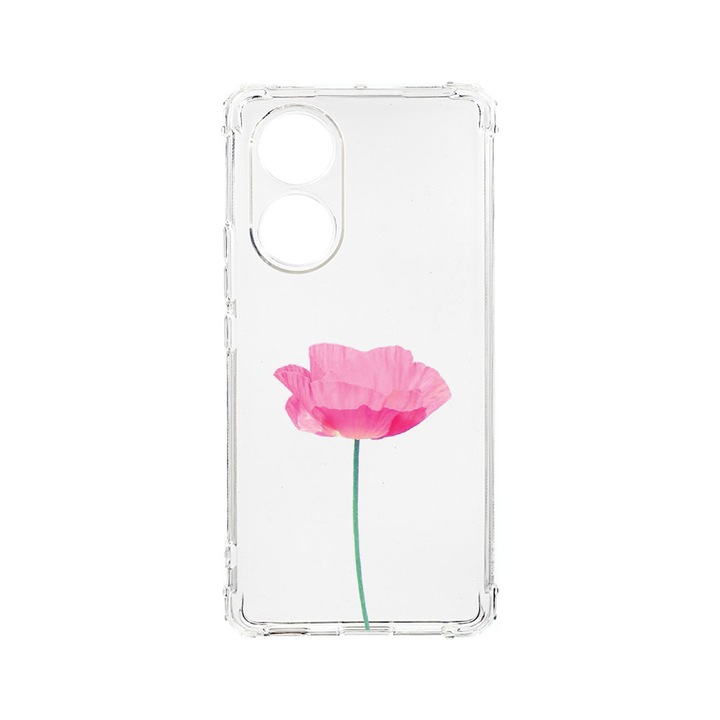 BestCase Strapabíró Anti Shock 1.5mm Telefontok, OPPO A38 4G / A18 4G, Rose - Pastel Pink, Kamera védő, Military Grade Drop Protection, AS 693