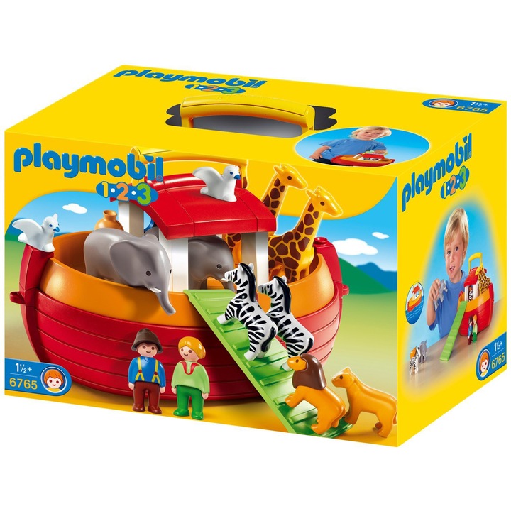 Playmobil 1.2.3 játék, Az én hordozható Noé bárkám 6765