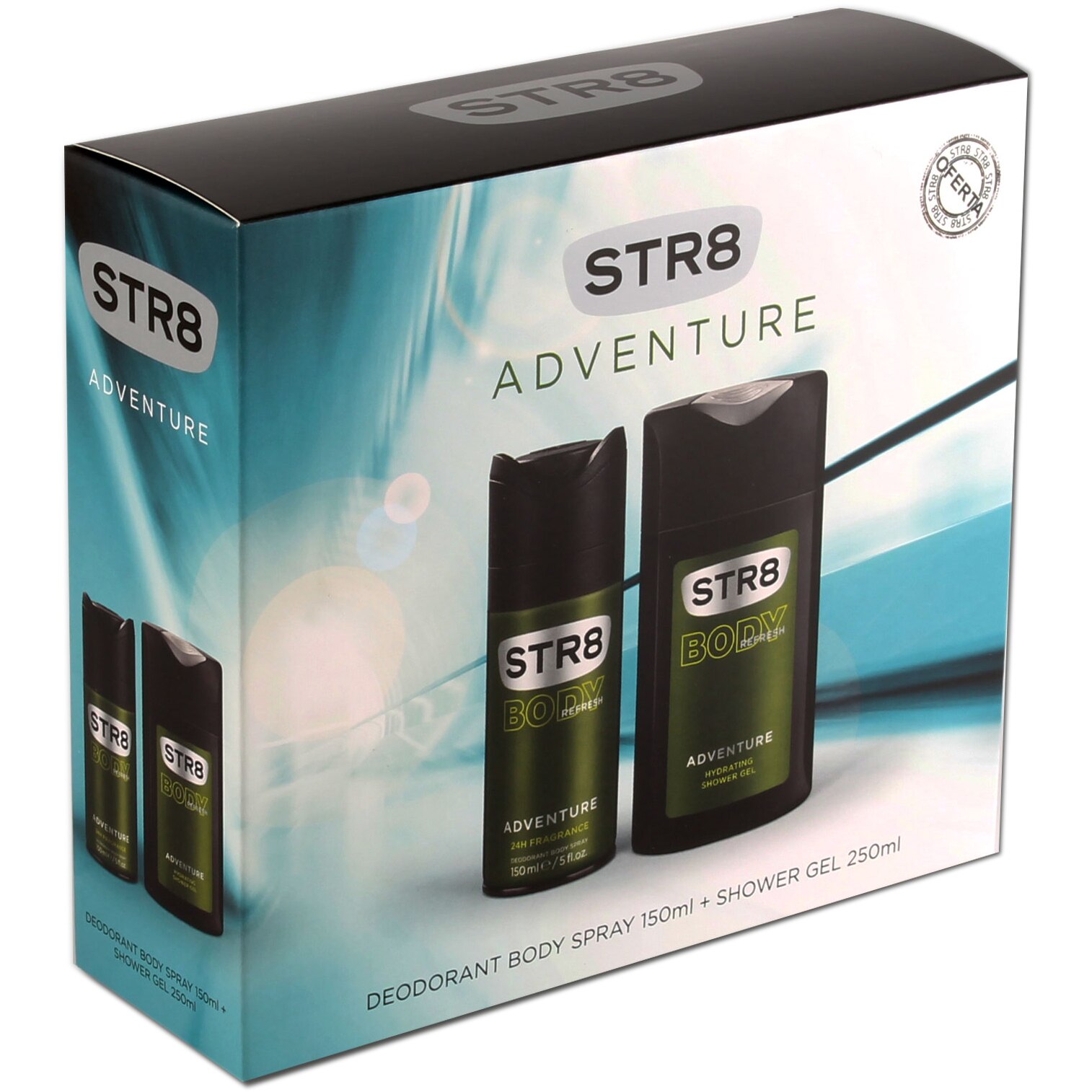 Set Cadou STR8 Adventure Body Refresh Deodorant body spray, 150 ml