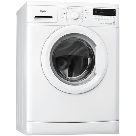 Masina de spalat rufe cu incarcare frontala 6th Sense Colours Whirlpool AWO/C 7540, 7 kg, 1400 RPM, Clasa A+++, Alb