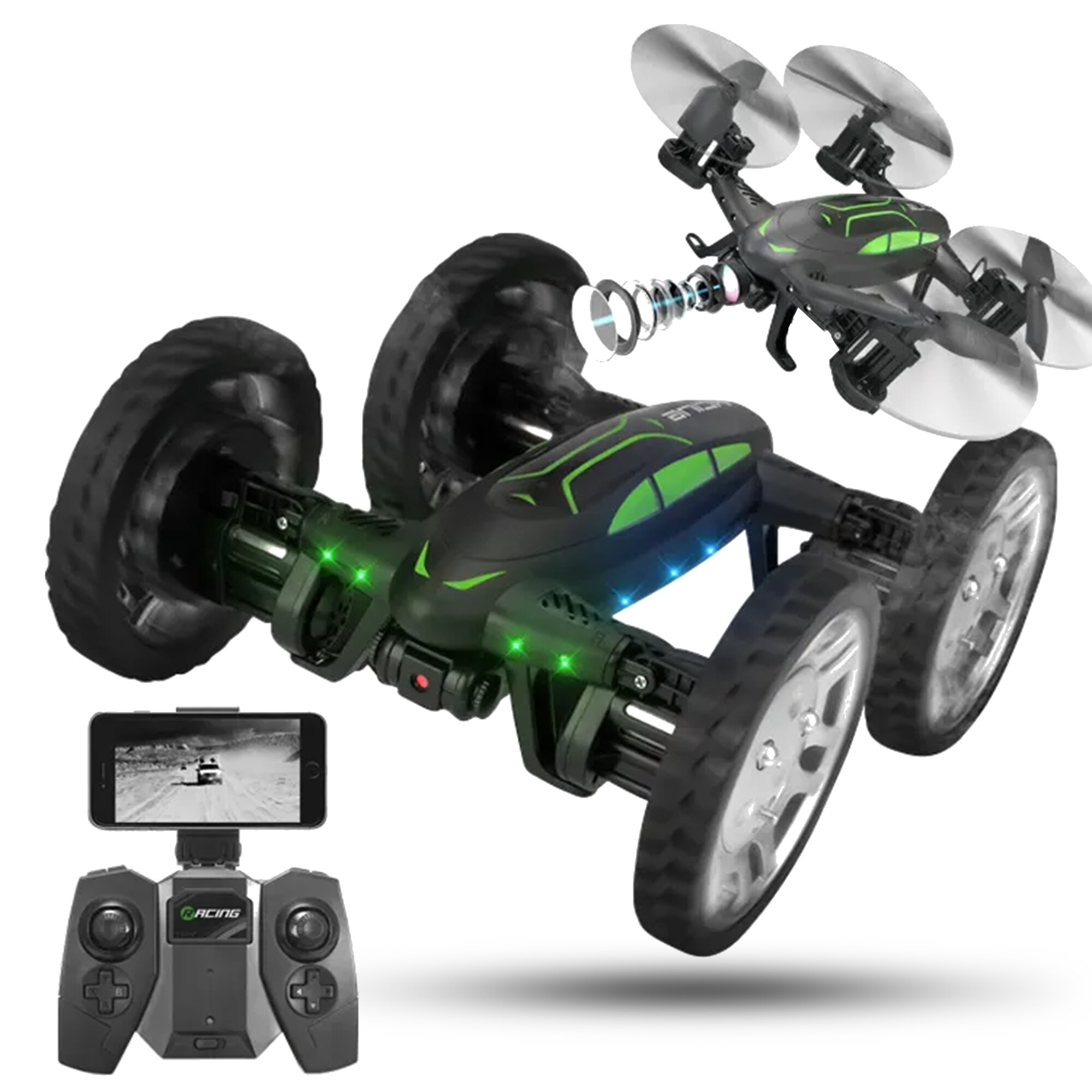 Drona cu telecomanda Timebox, conectivitate WiFi, schimbare rapida