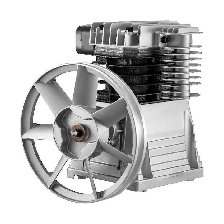 Компресорна глава, 1300rpm, 3HP, 55dB, 11bar, 400 L/min, сребрист