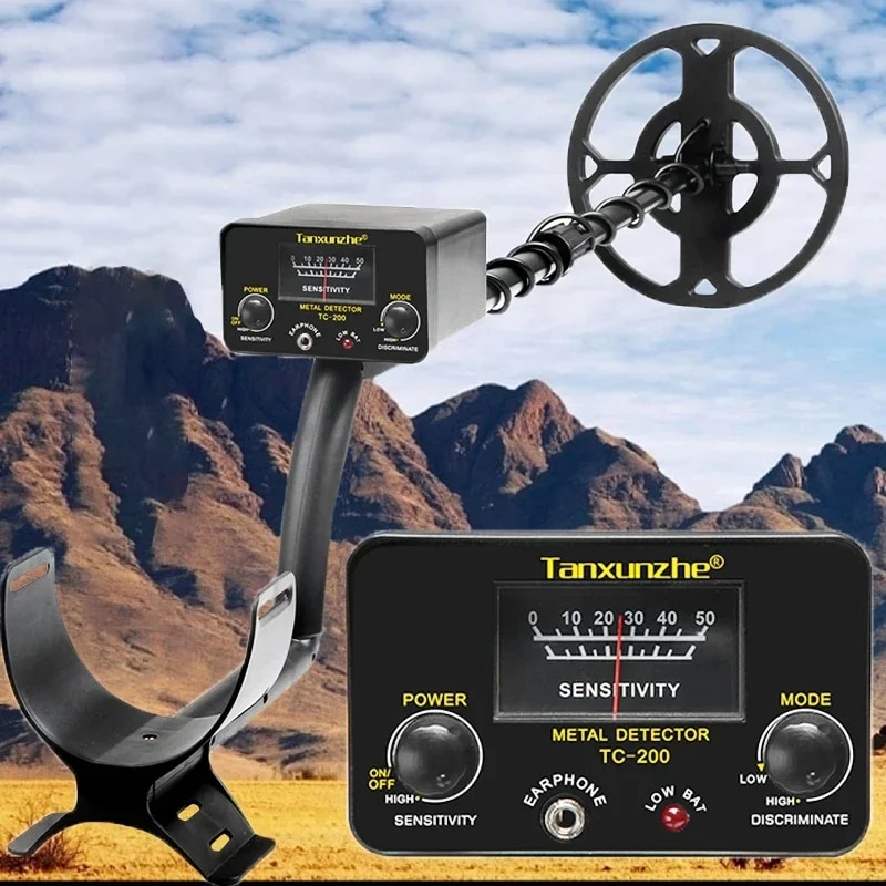 Металотърсач Tanxunzhe TC200, LCD екран, Водоустойчив IP68, Регулируема ...