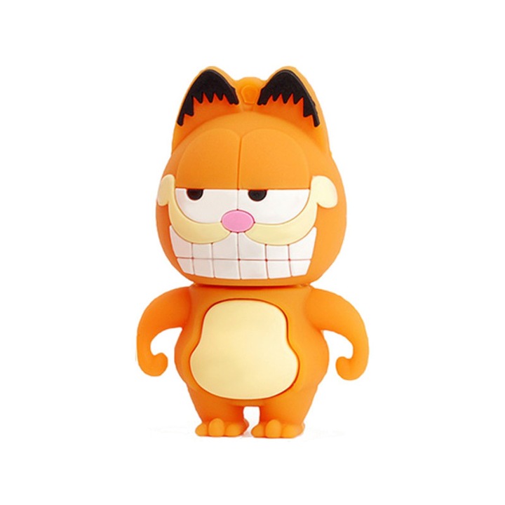 USB pendrive, Maido, Garfield, 128 GB, USB 2.0, Narancssárga