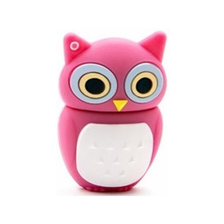 USB Memória, Maido, Rózsaszín bagoly, 32 GB, USB 2.0, Rózsaszín