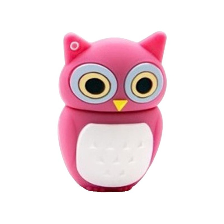 USB памет, Maido, Розова сова, 16 GB, USB 3.0, Розов