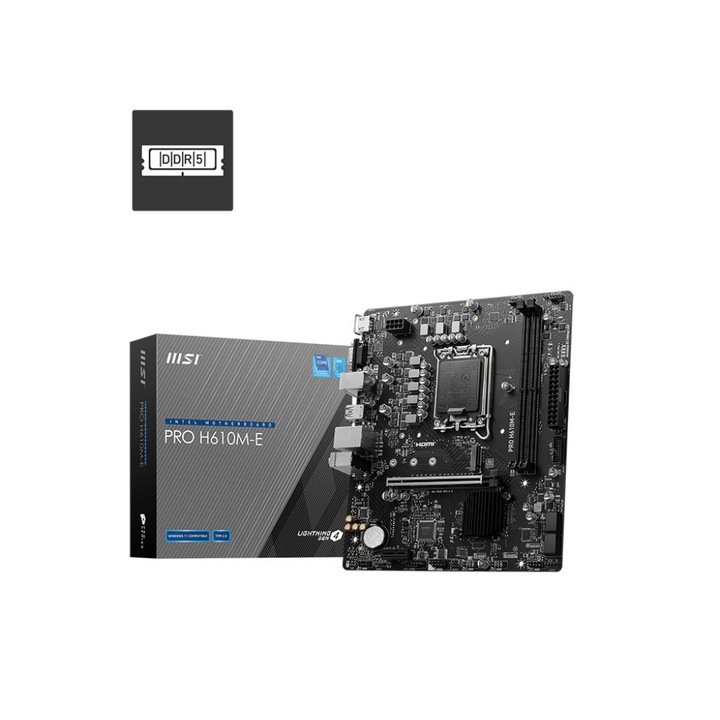 Msi PRO H610M-E, 230595, Alaplap