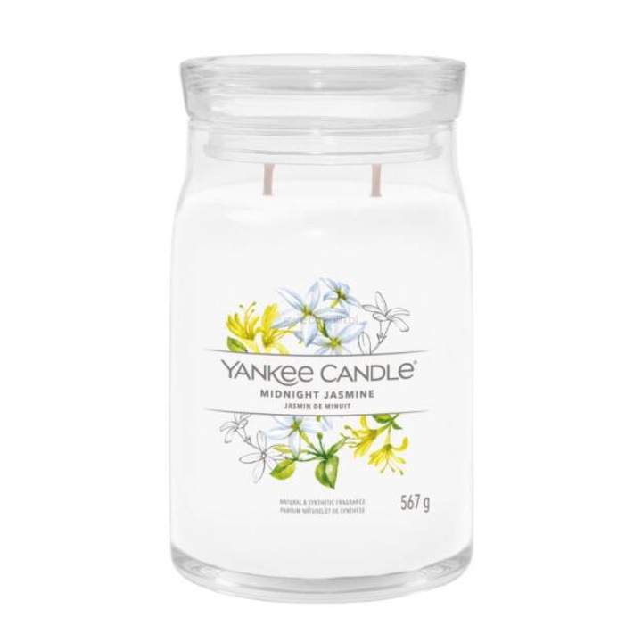 Lumanare, Yankee Candle, Midnight Jasmine, Alb