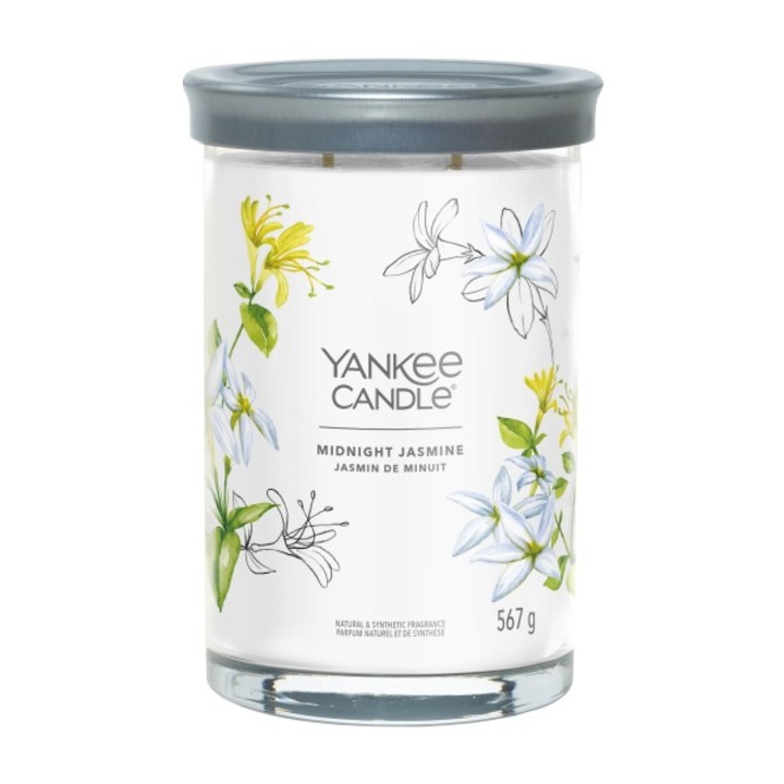Свещ, Yankee Candle, 567 g, Midnight Jasmine, White