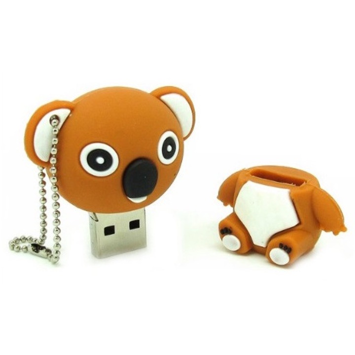 Stick de memorie Pendrive, MAIDO, 8GB, 3.0 USB, Model urs koala, Multicolor