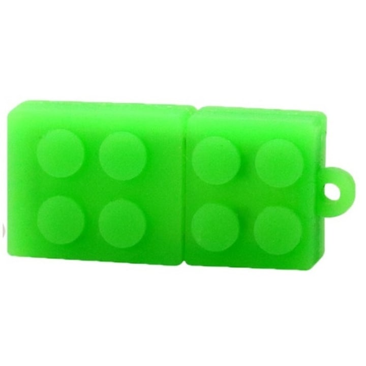 USB памет, Maido, Зелено Lego, 32 GB, USB 2.0, Многоцветен