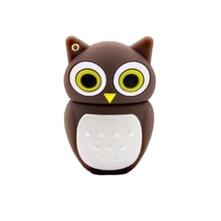 Stick de memorie Pendrive, MAIDO, 16GB, 3.0 USB, Model bufnita, Multicolor