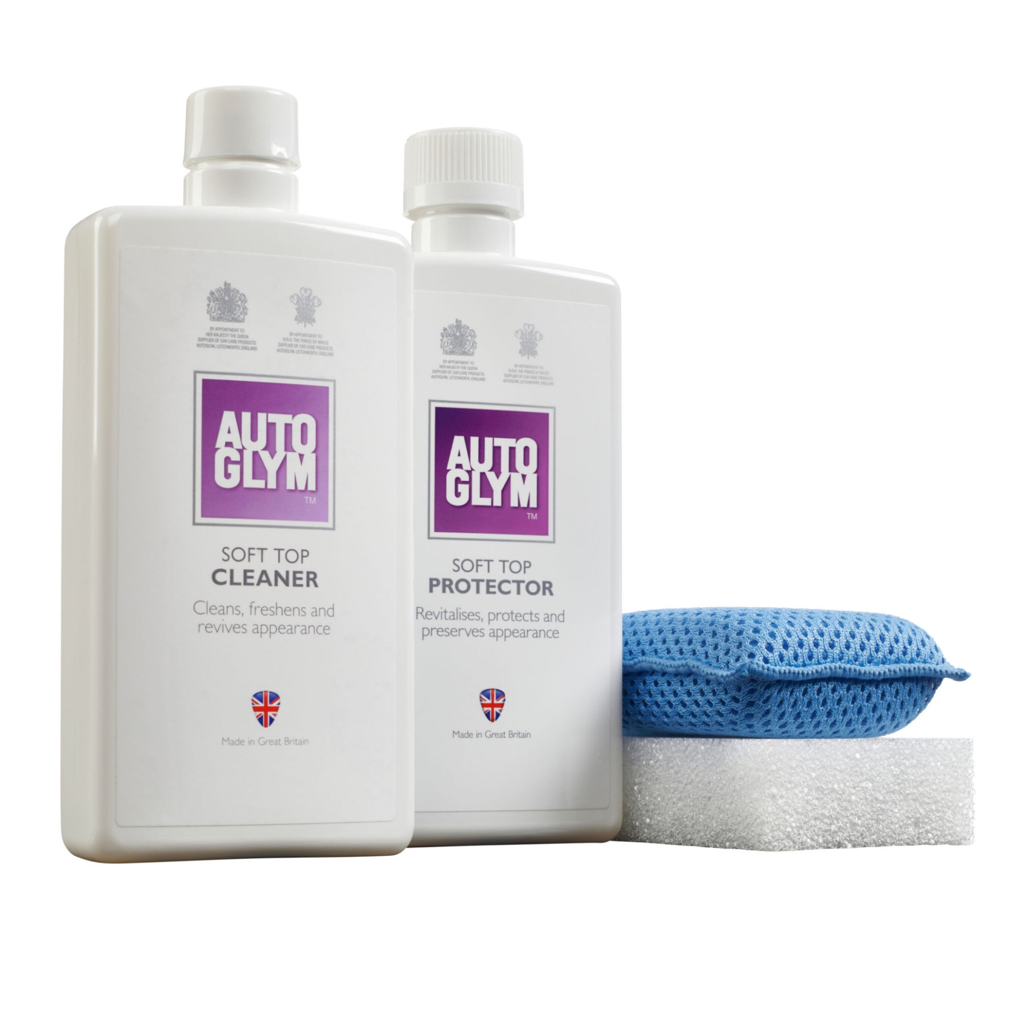 Kit complet de curatare si protectie, Autoglym, Soft Top Clean and