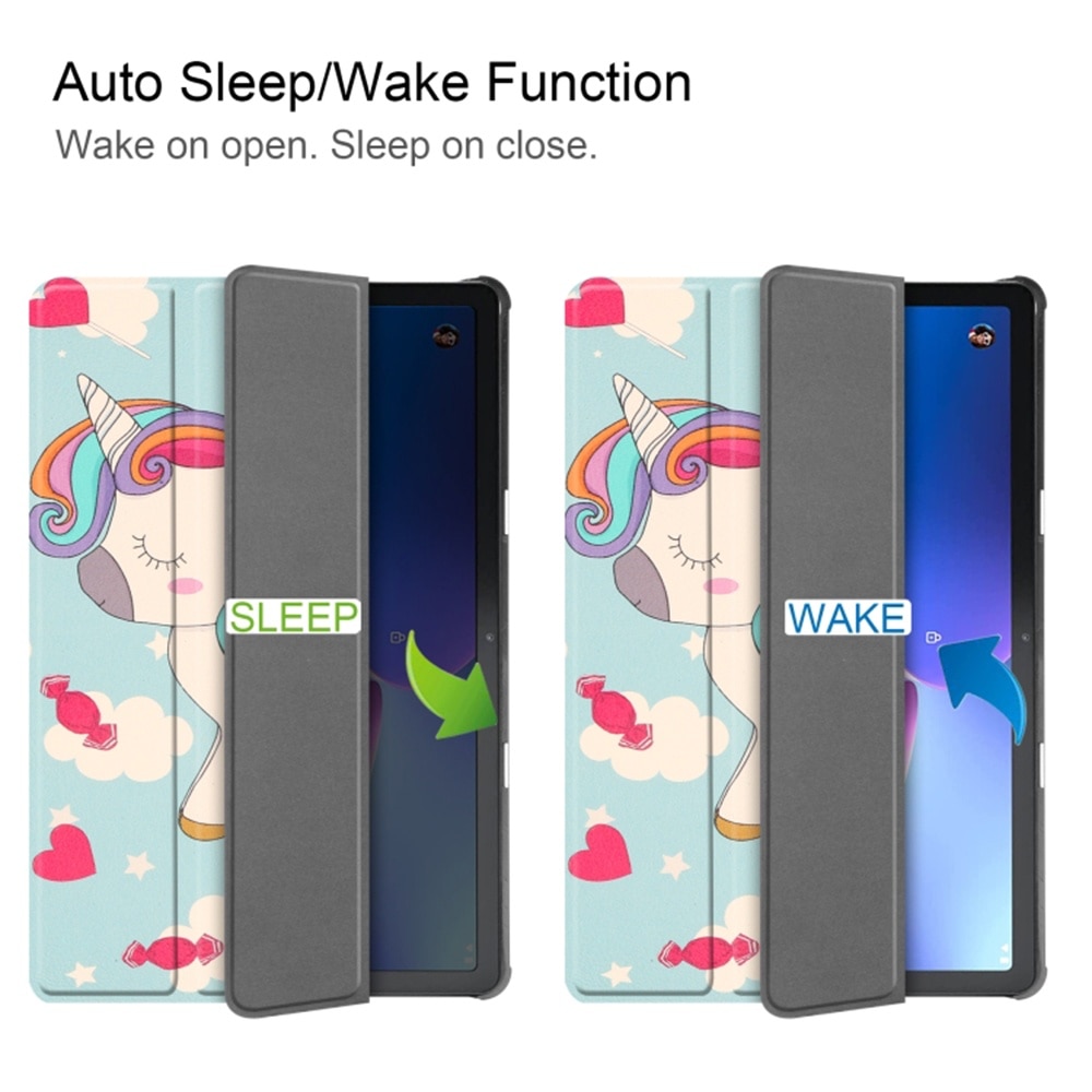 Husa pentru tableta Lenovo Tab M10 a treia generatie (TB328FU/TB328XU) - Techsuit FoldPro - Unicorn
