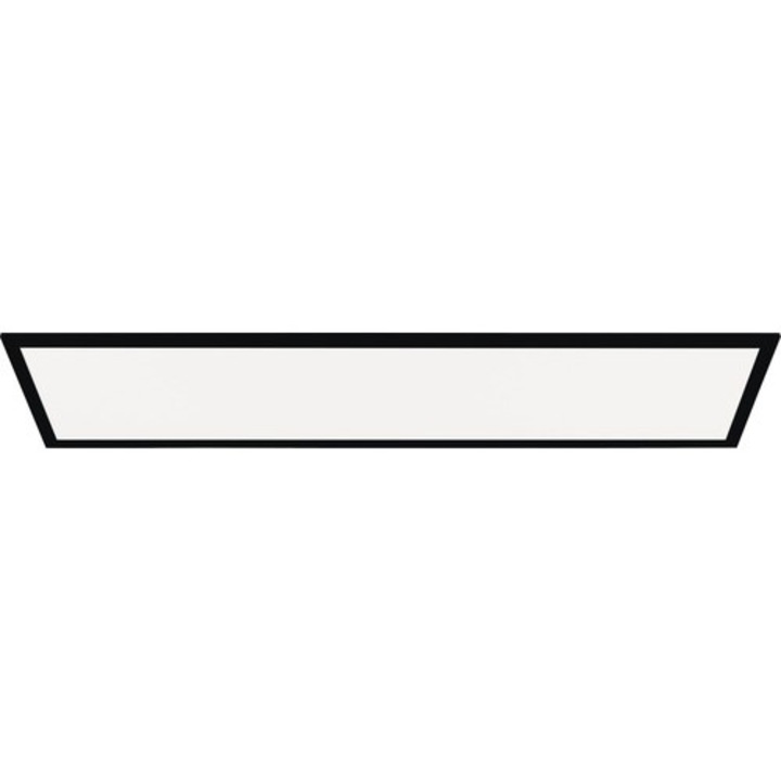 Panou Cu Led Integrat Bottazzo 25w 3200 Lumeni 25x100 Cm, Montaj Aplicat, Lumina Alba 2700-5000k, Cu Telecomanda, Negru
