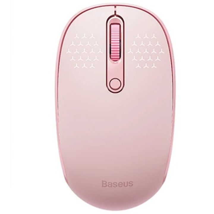 Безжична мишка BT 5.0 Baseus F01B (B0105550341300), Розова