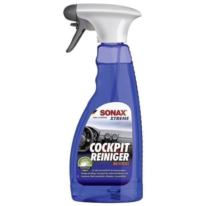 Set 2 x Solutie cu Efect Mat pentru Ingrijirea Suprafetelor din Plastic, Xtreme, 500 ml, Sonax