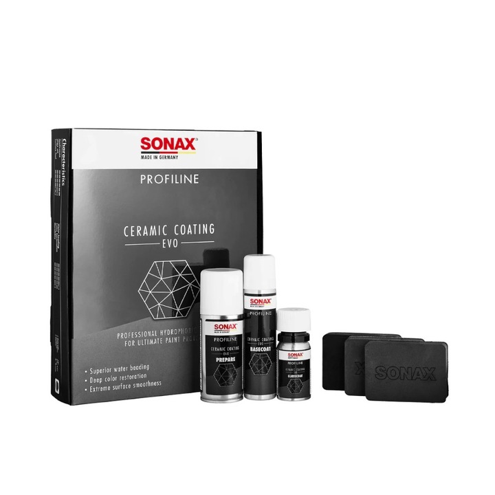 Set Protectie Ceramica CC Evo, 215 ml, Sonax Profiline