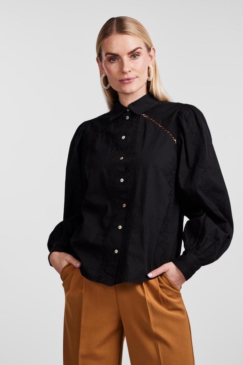 Yaskenora YAS pamut ing, fekete, S