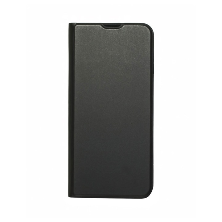 Калъф за книга, съвместим с Oppo A57 4G / A57s, Clever FlipBook, пълно покритие, магнитна система за затваряне, джобно отделение, черно
