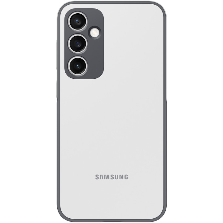 Husa de protectie Samsung Silicone Case pentru Galaxy S23 FE, White